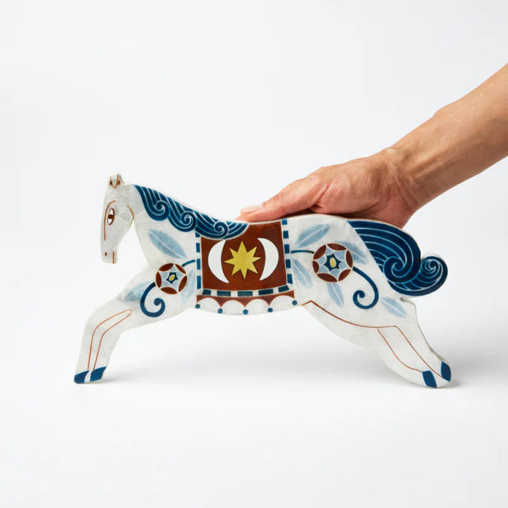 J &amp; CO PALOMA WALL ART: WHITE HORSE