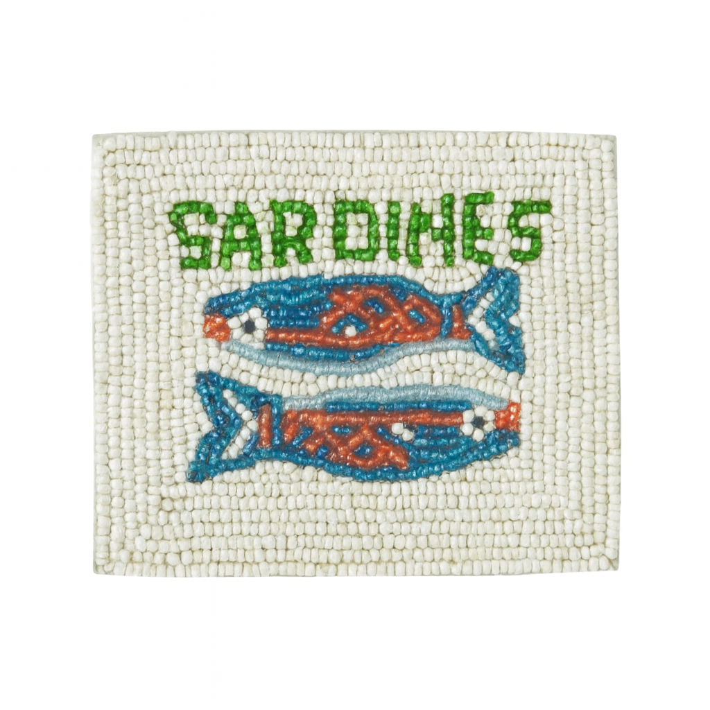 SARDINES BEADED COASTER