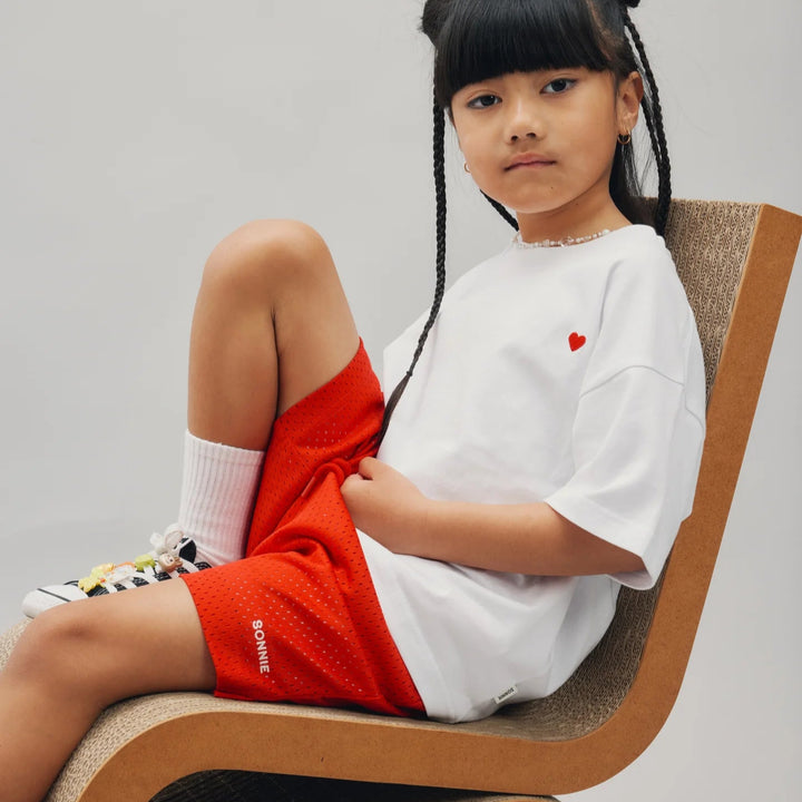 SONNIE BAGGY BASKETBALL SHORTS: TEAM RED