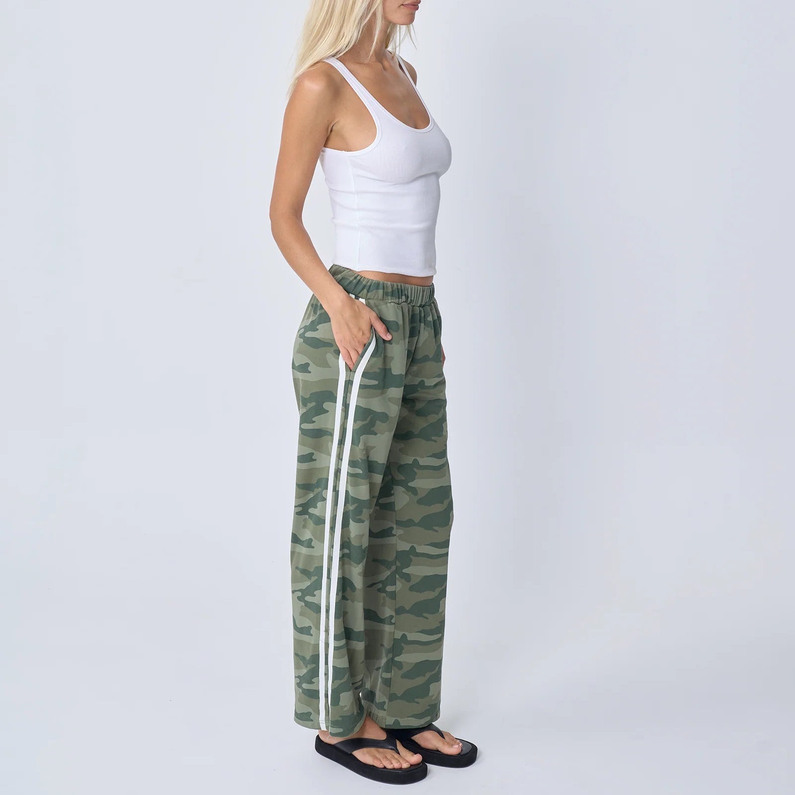 NEAR THE SEA CAMO TRACK PANT