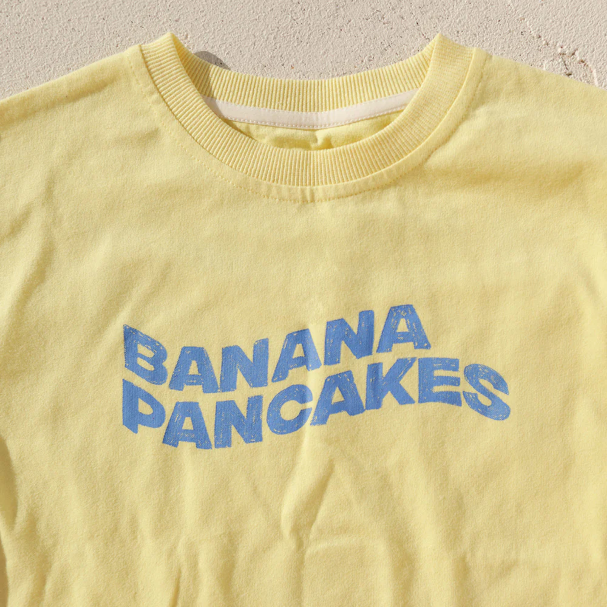 SMALL SWIM CLUB BANANA PANCAKES T SHIRT