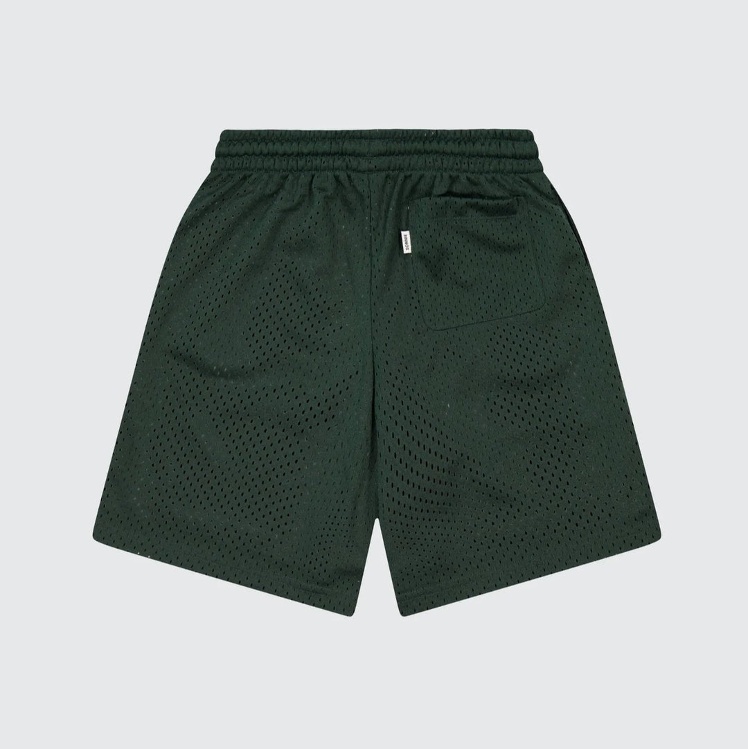 SONNIE BAGGY BASKETBALL SHORTS: FOREST GREEN