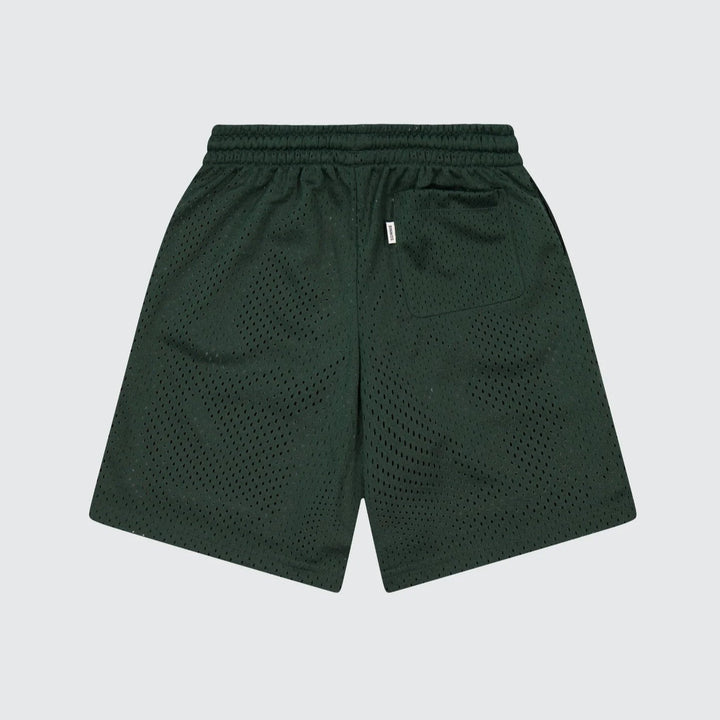 SONNIE BAGGY BASKETBALL SHORTS: FOREST GREEN