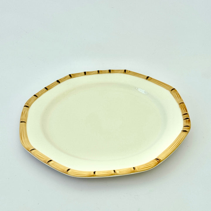BAMBOO CERAMIC PLATTER