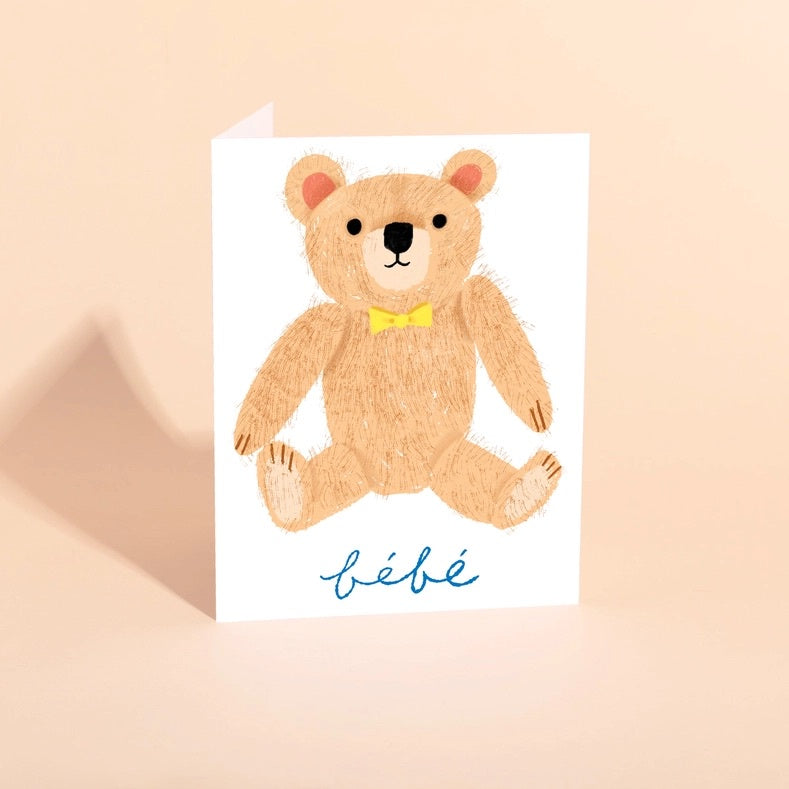CAROLYN SUZUKI STUDIO TEDDY CARD
