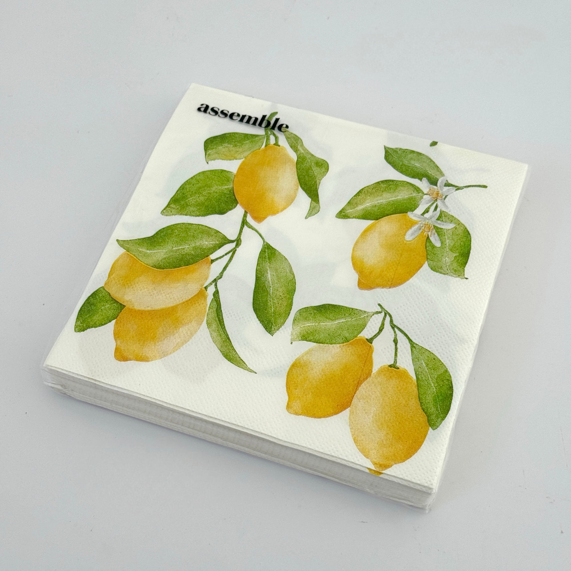 LEMON BRANCH NAPKINS 20PC