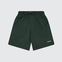 SONNIE BAGGY BASKETBALL SHORTS: FOREST GREEN