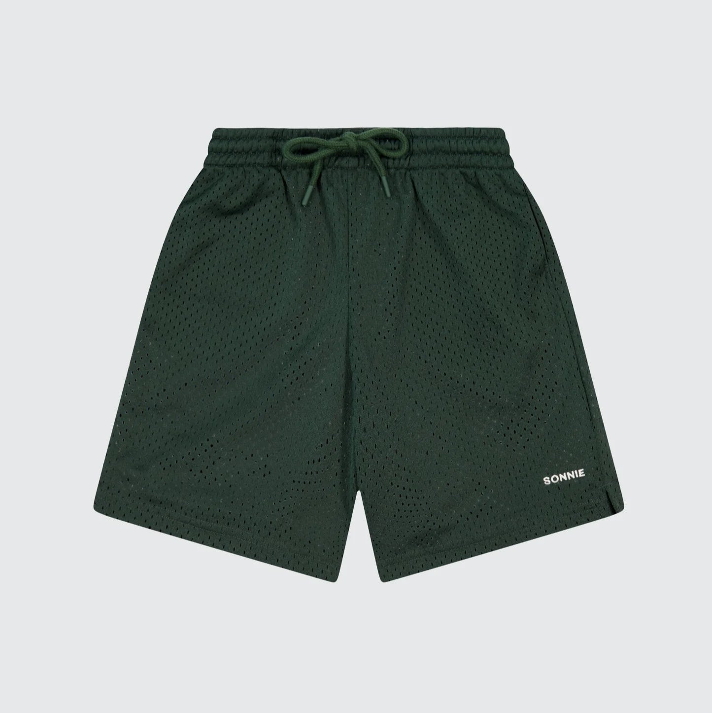 SONNIE BAGGY BASKETBALL SHORTS: FOREST GREEN