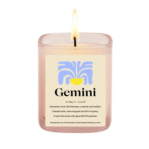 DAMSELFLY LUXE ZODIAC CANDLE: GEMINI