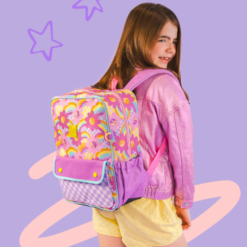 THE SOMEWHERE CO RAINBOW RAVE MINI ADVENTURE BACKPACK