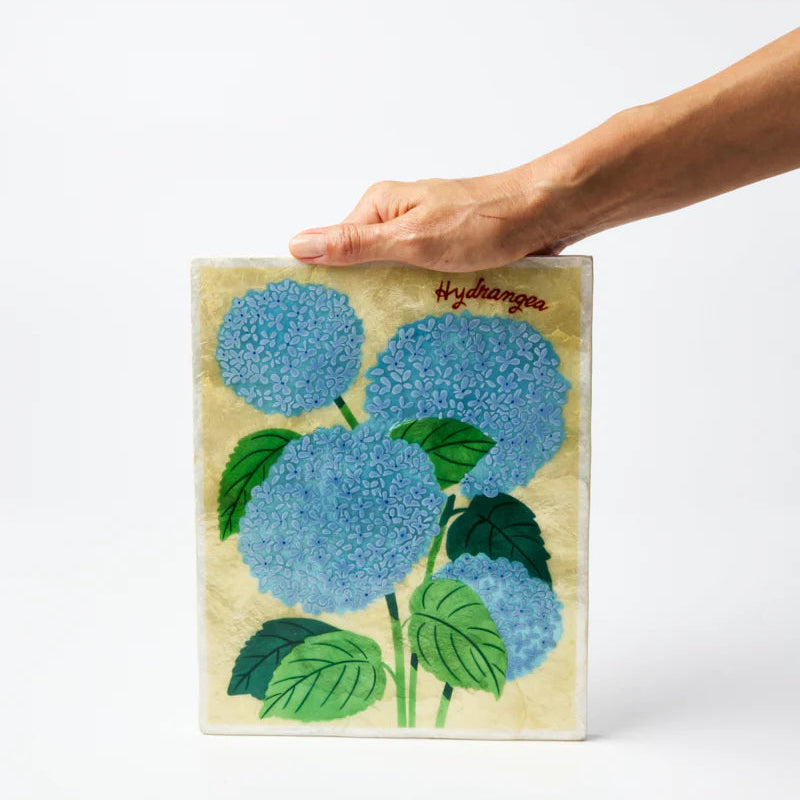 J & CO MARKET WALL ART: HYDRANGEA