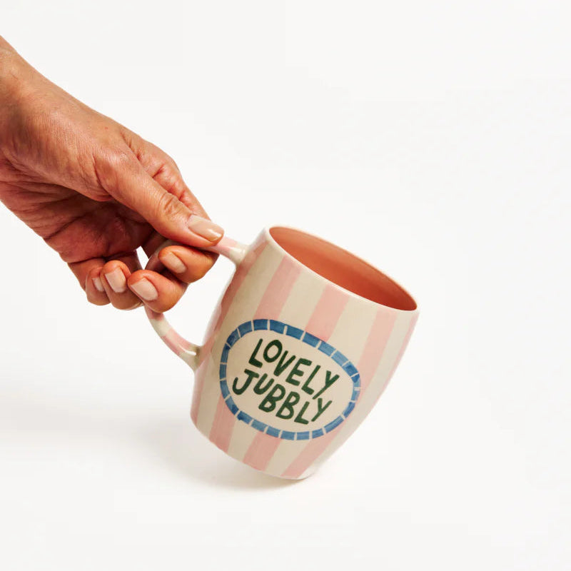 J & CO LOVE NOTES MUG: LOVELY JUBBLY