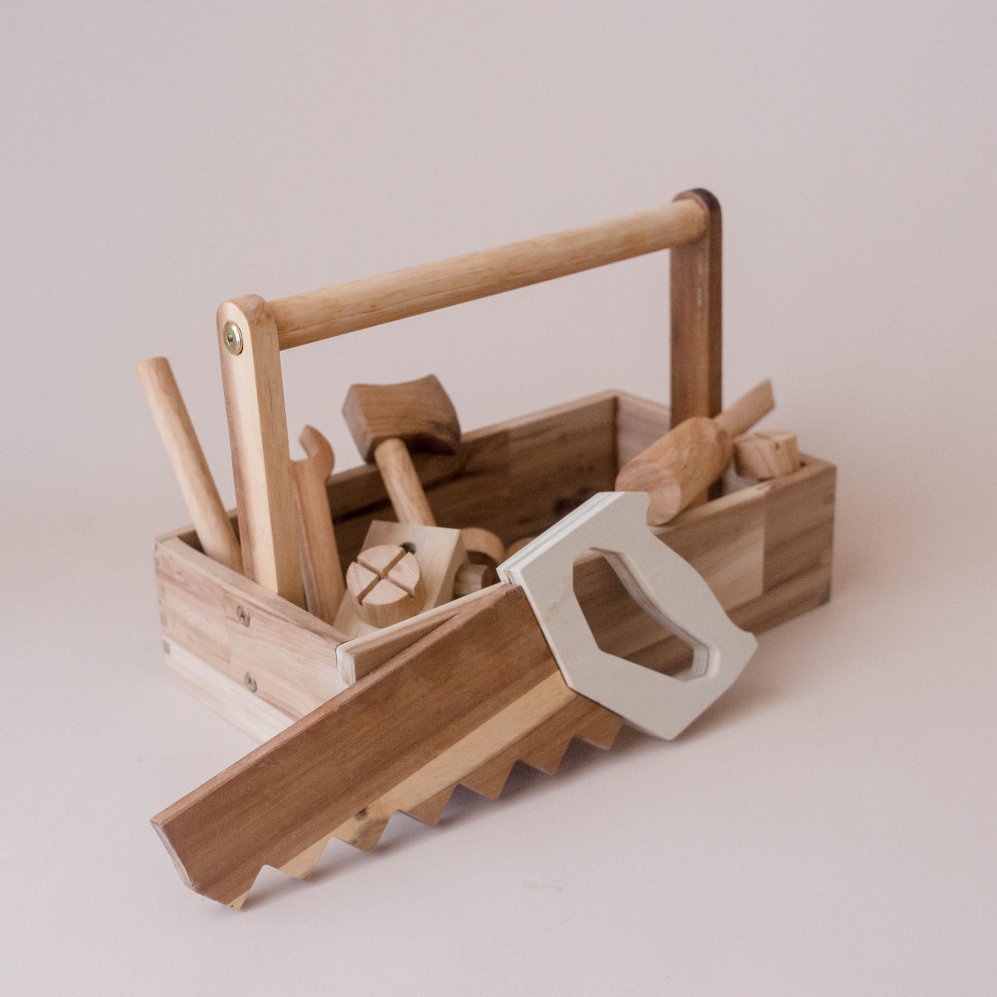 QTOYS WOODEN TOOL SET