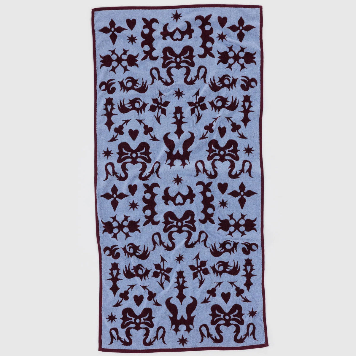 BAGGU BATH TOWEL: WESTERN CUT-OUTS