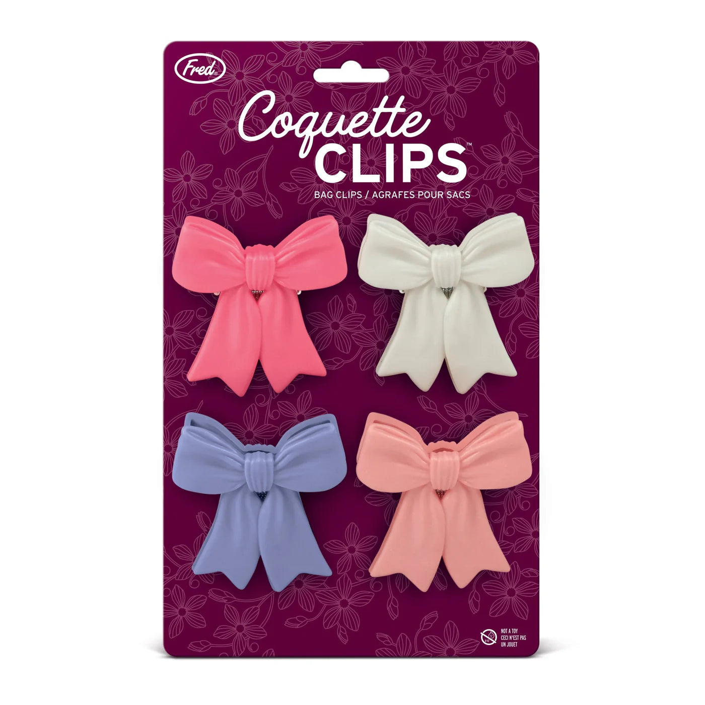 FRED COQUETTE BAG CLIPS SET OF 4