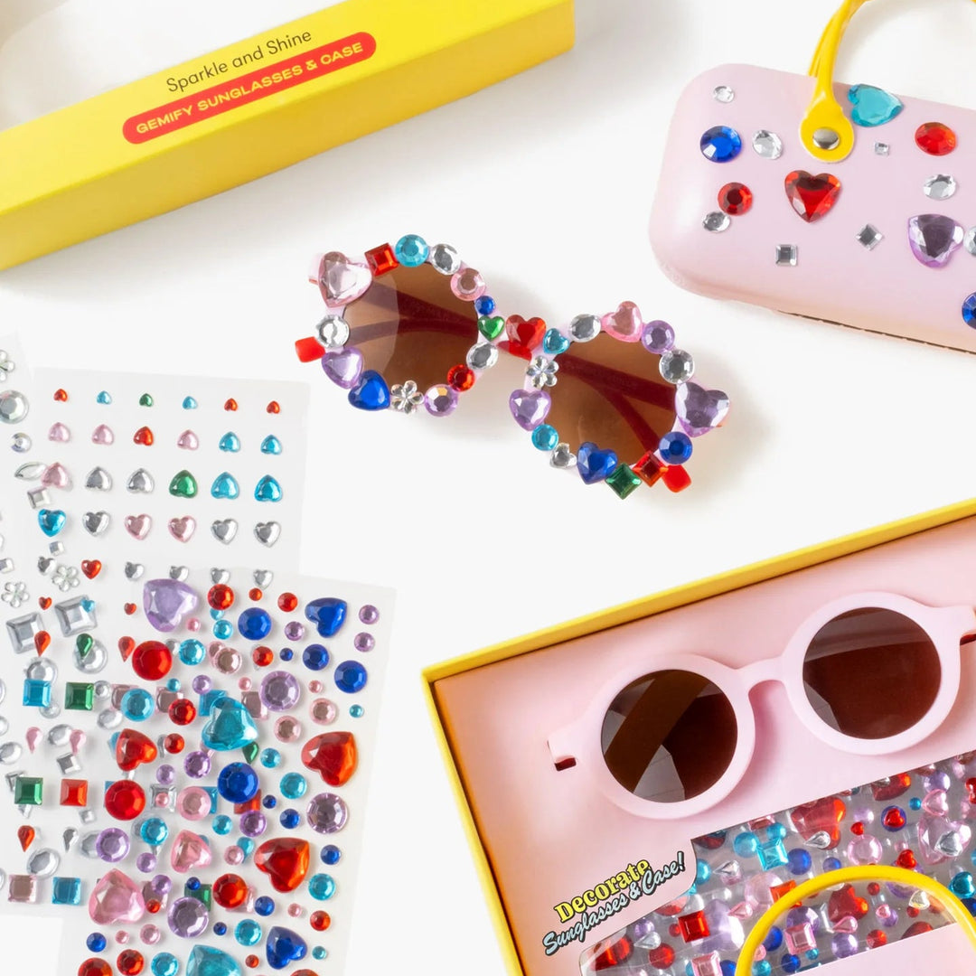 SUPER SMALLS SPARKLE AND SHINE GEMIFY SUNGLASSES &amp; CASE