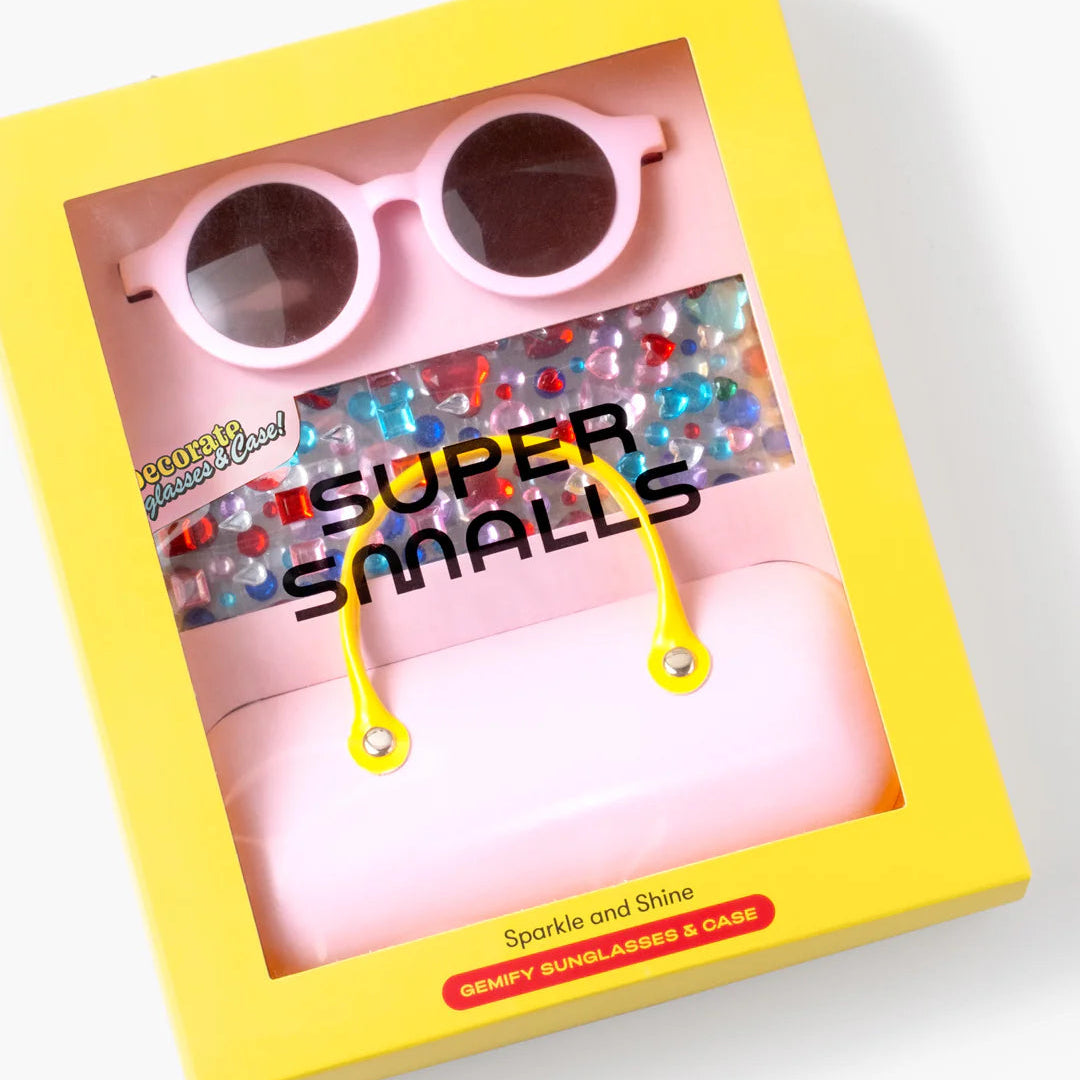 SUPER SMALLS SPARKLE AND SHINE GEMIFY SUNGLASSES & CASE