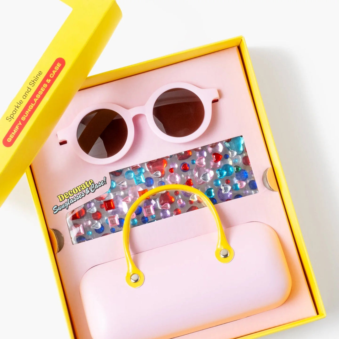 SUPER SMALLS SPARKLE AND SHINE GEMIFY SUNGLASSES &amp; CASE