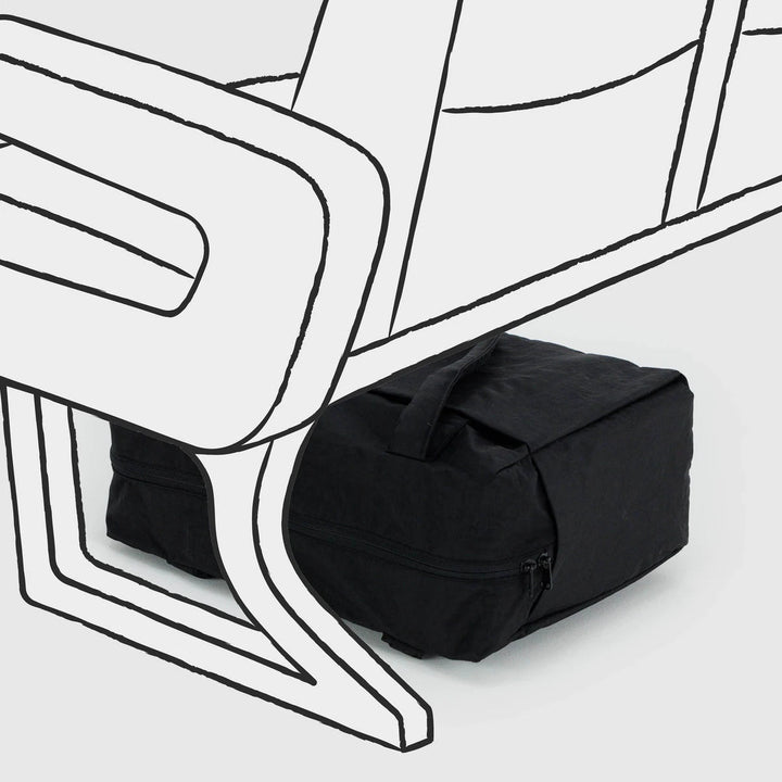 BAGGU SMALL CLOUD CARRY-ON: BLACK
