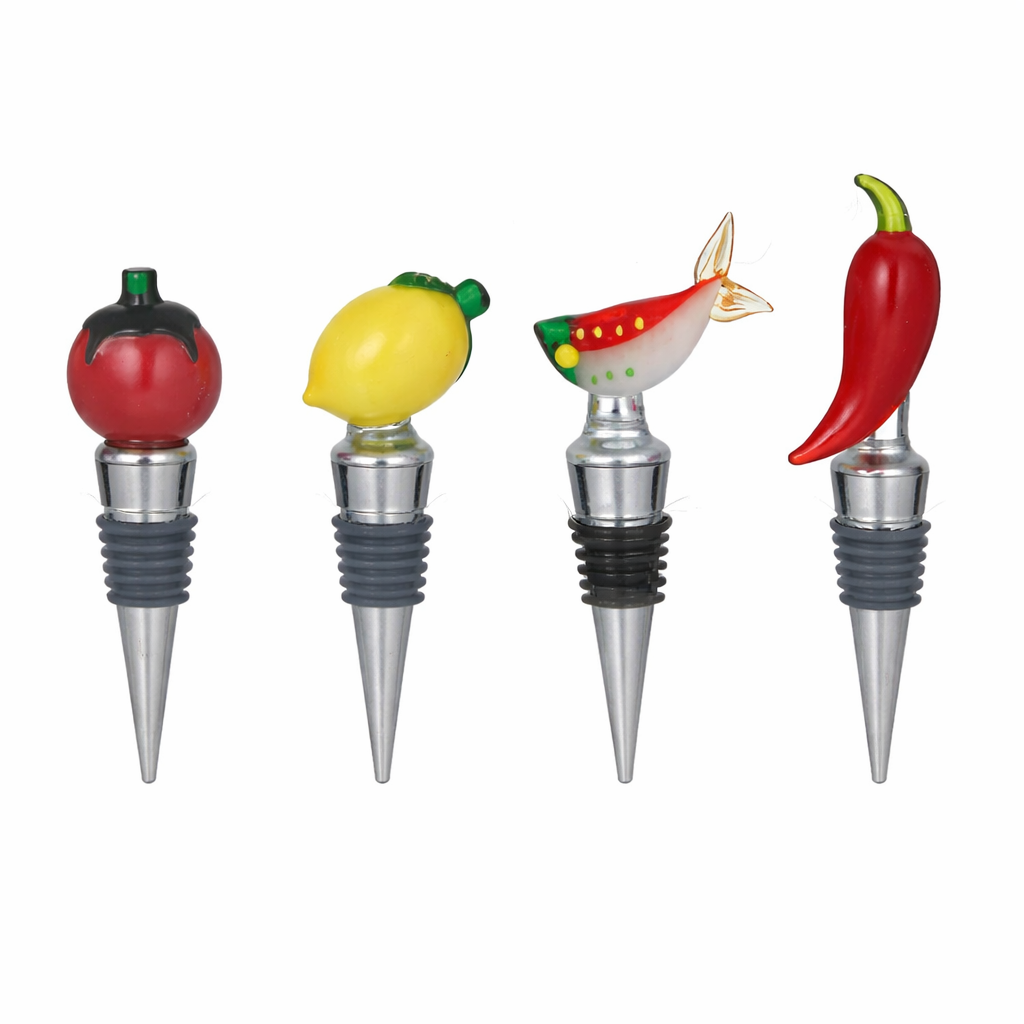 MANGIA GLASS BOTTLE STOPPER