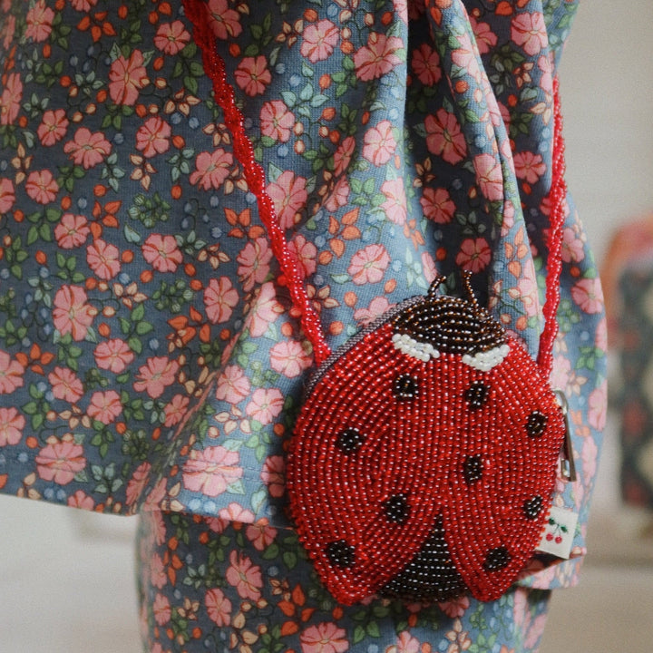 KONGES SLOJD BEADED BAG: LADYBUG, lifestyle