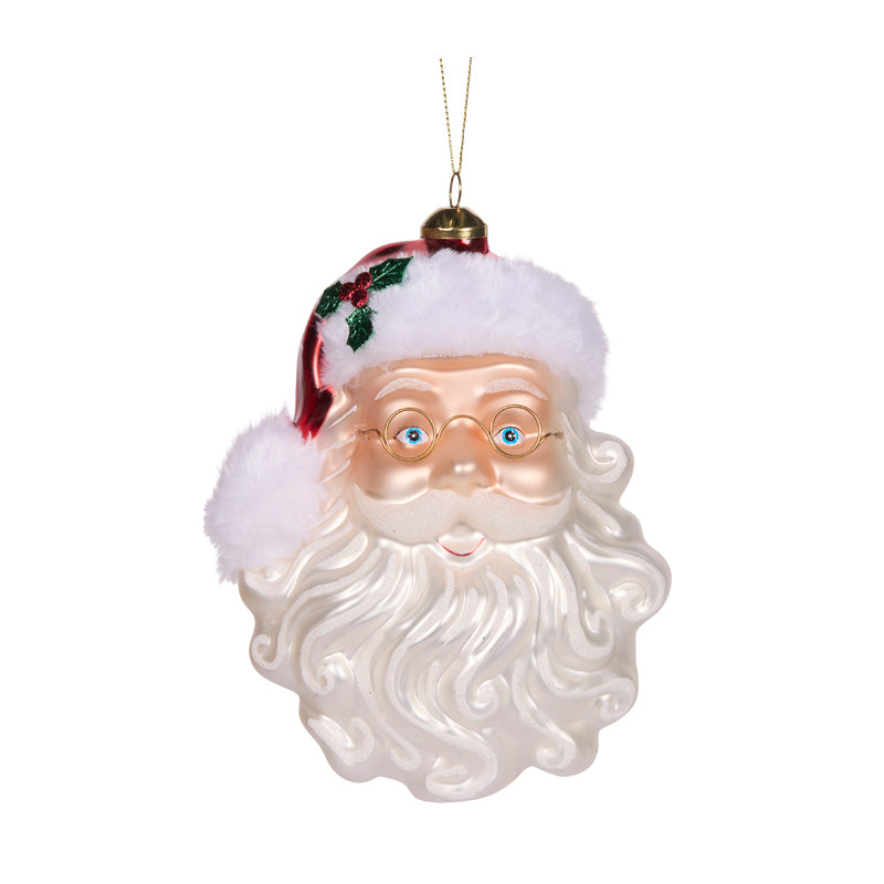 LUXE VINTAGE SANTA FACE ORNAMENT 2