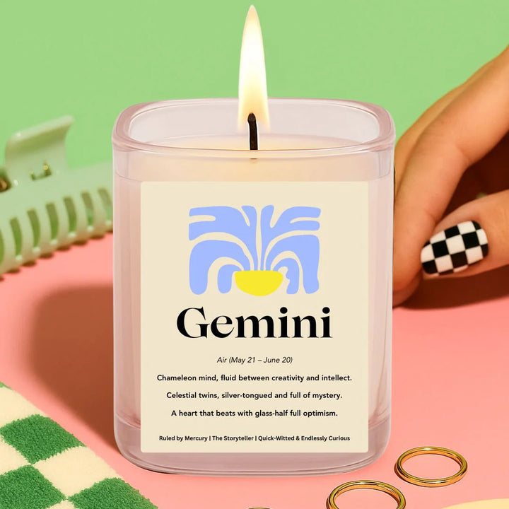 DAMSELFLY LUXE ZODIAC CANDLE: GEMINI