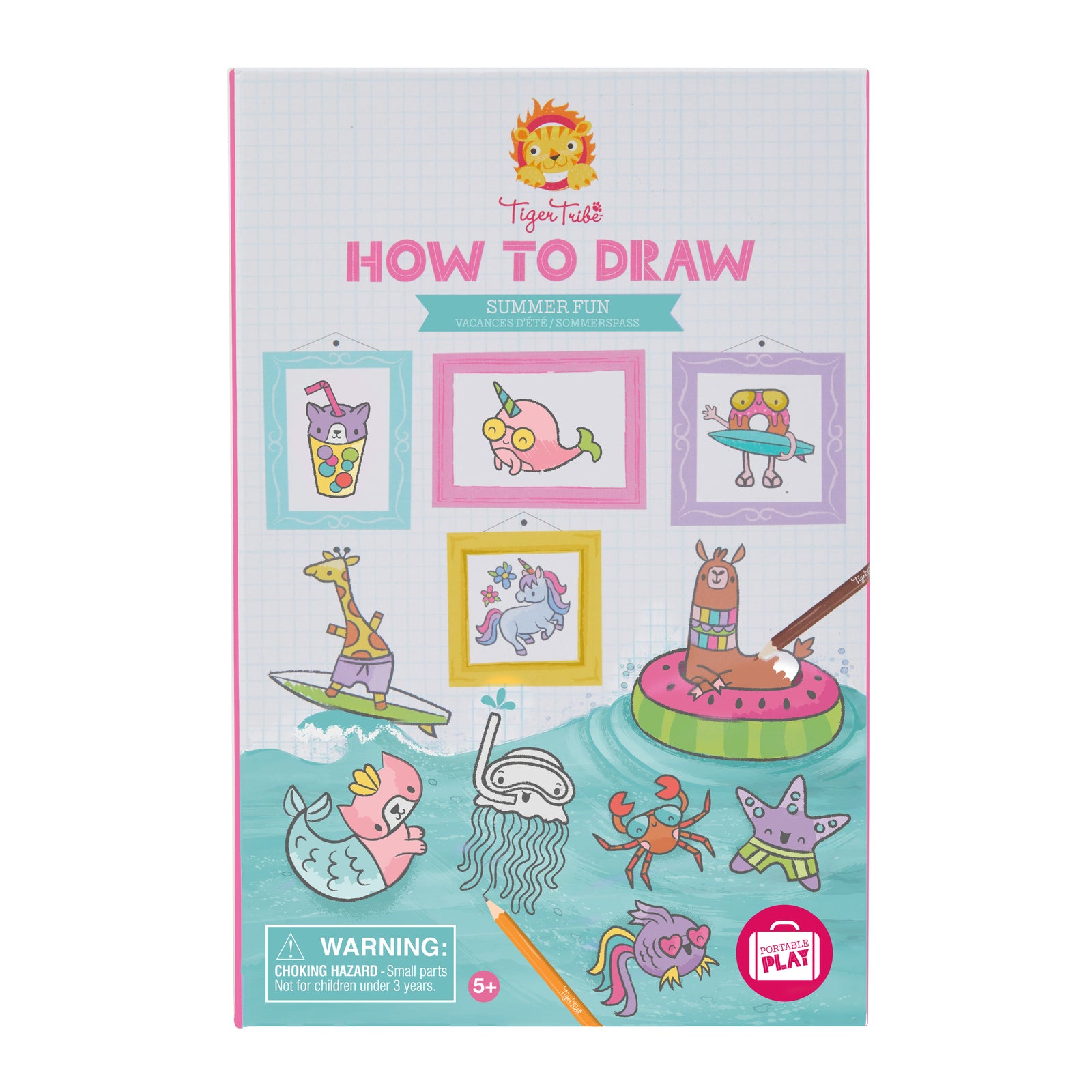 TIGER TRIBE HOW TO DRAW: SUMMER FUN