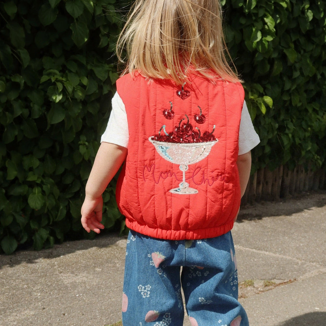 KONGES SLOJD MAGOT FRILL PANTS: MARMELADE SUN, lifestyle