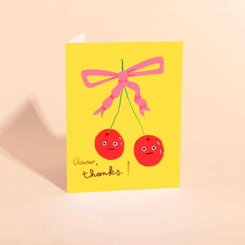 CAROLYN SUZUKI STUDIO SWEET CHERRIES CARD