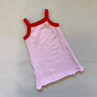 TINY TROVE ELSIE DRESS: PINK / RED