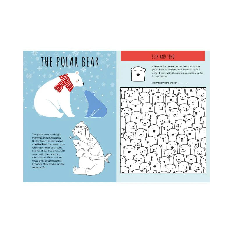 SASSI STICKERS AND ACTIVITIES BOOK:  WORLD OF ICE