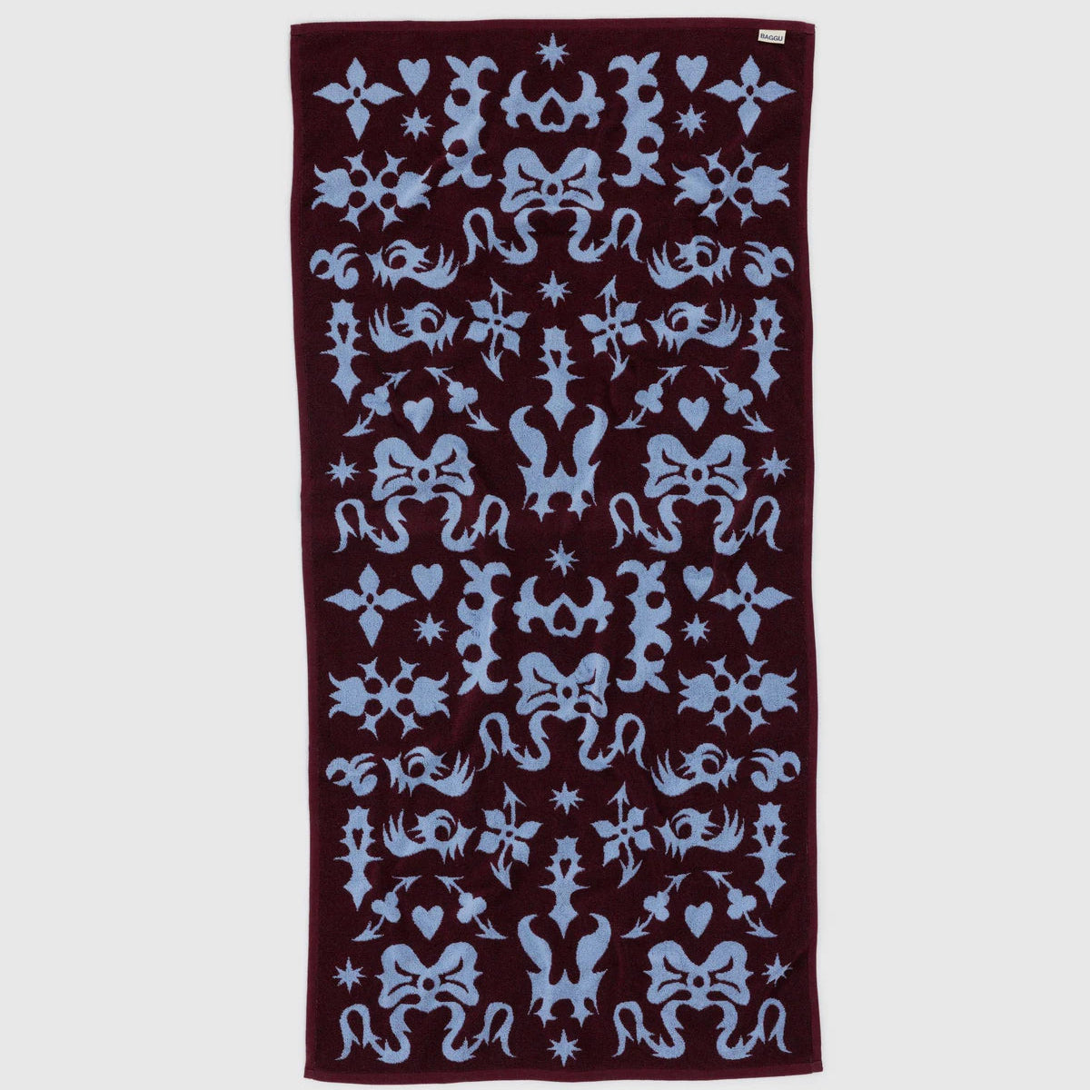 BAGGU BATH TOWEL: WESTERN CUT-OUTS