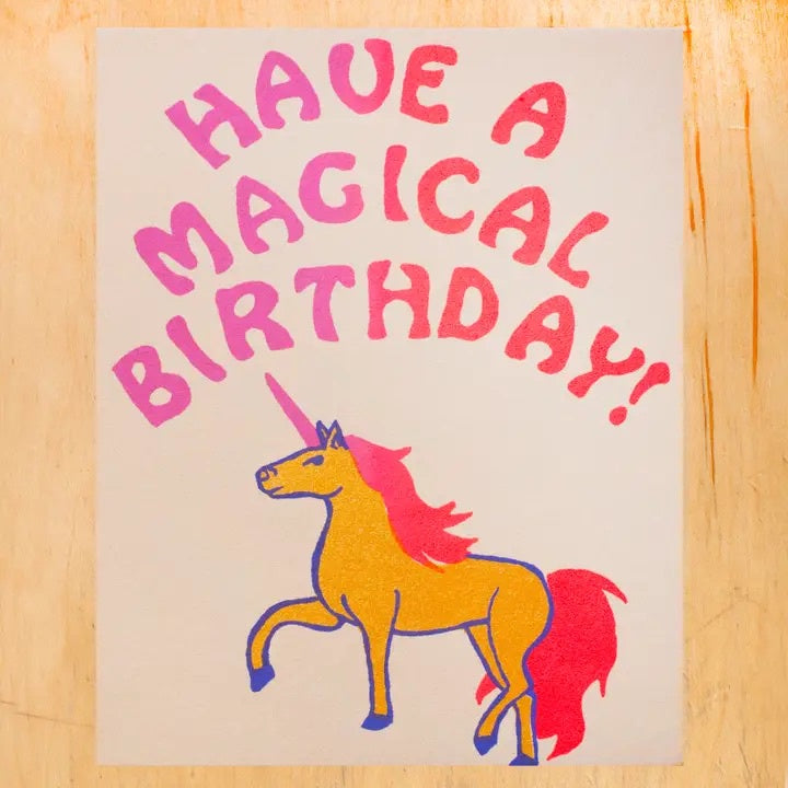 ALPHABET STUDIOS MAGICAL BIRTHDAY CARD