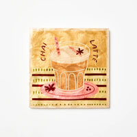 J & CO BARISTA WALL ART: CHAI LATTE