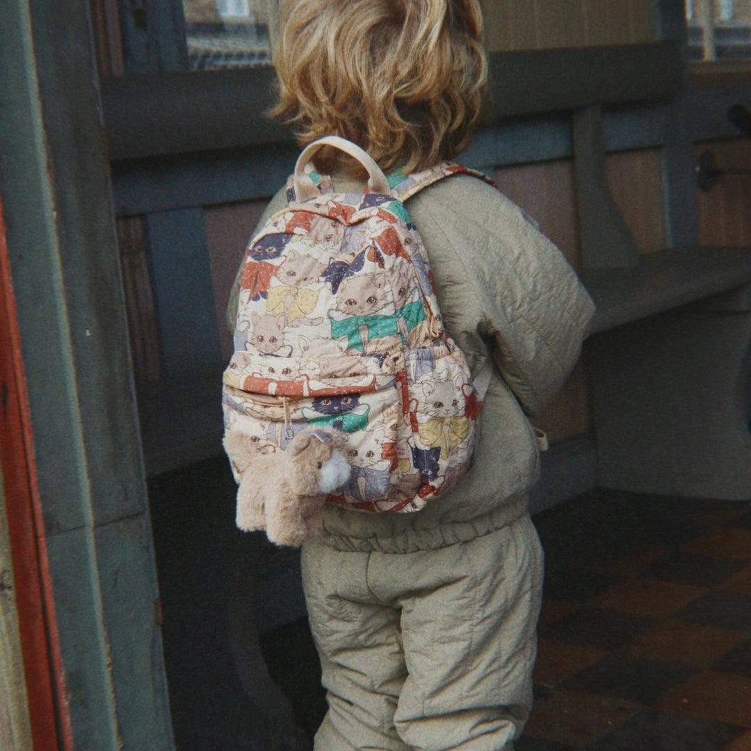 Konges Sløjd Juno Mini Backpack: Like Cats And Dogs, lifestyle