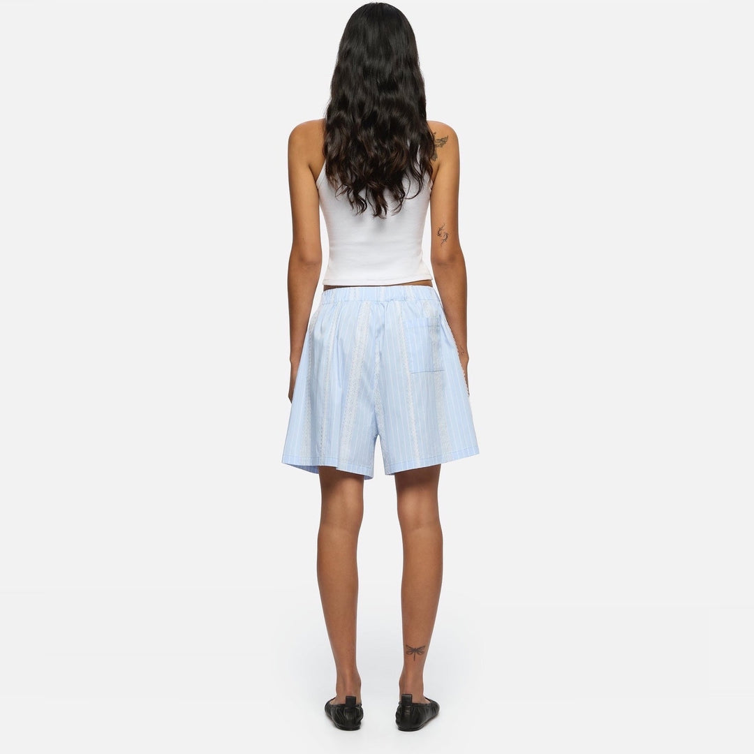 Blanca Bronte Lace Shorts, Blue