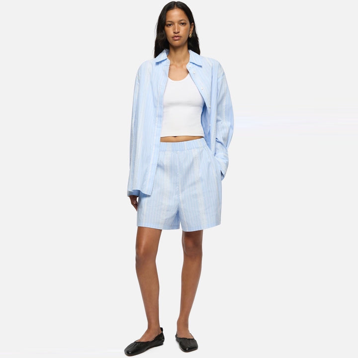 Blanca Bronte Lace Shorts, Blue