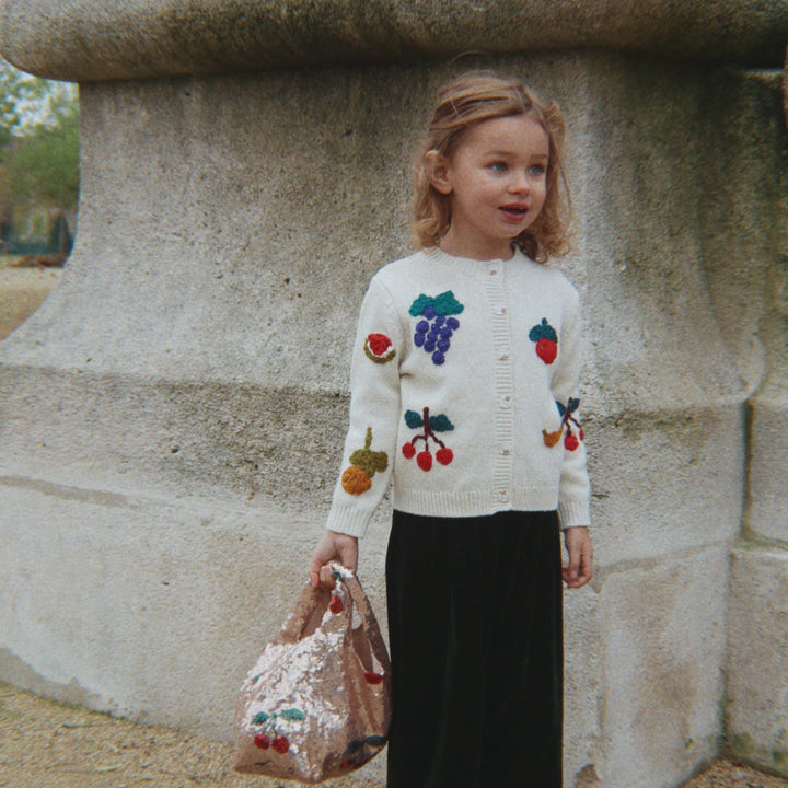 Konges Sløjd Fruity Cardigan: Summer Sand, lifestyle