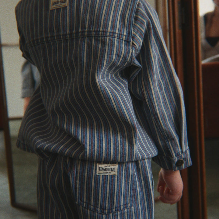 Konges Sløjd Magot Shirt GOTS: Tricolore Bleu, lifestyle