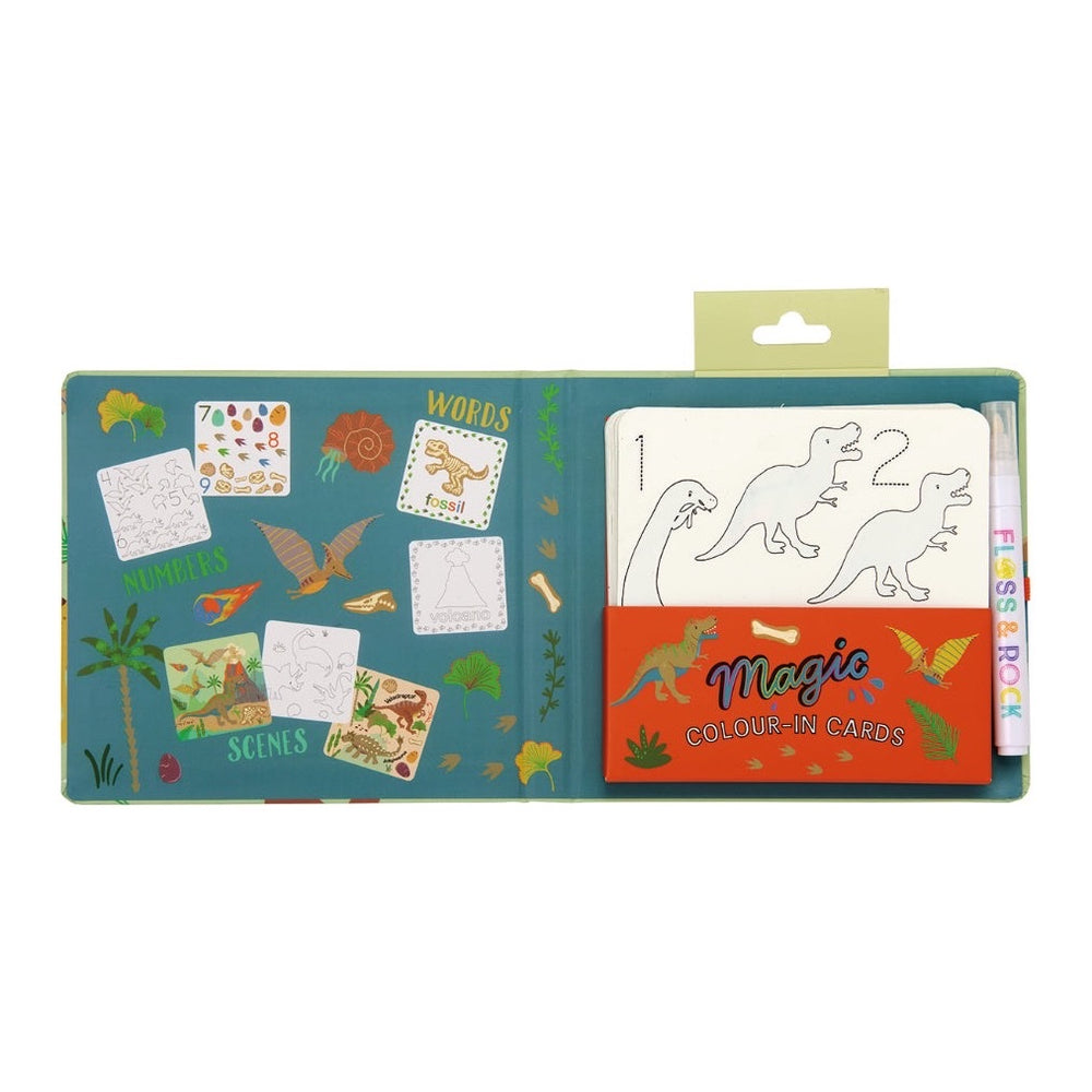 FLOSS & ROCK MAGIC WATER COLOURING, DINO