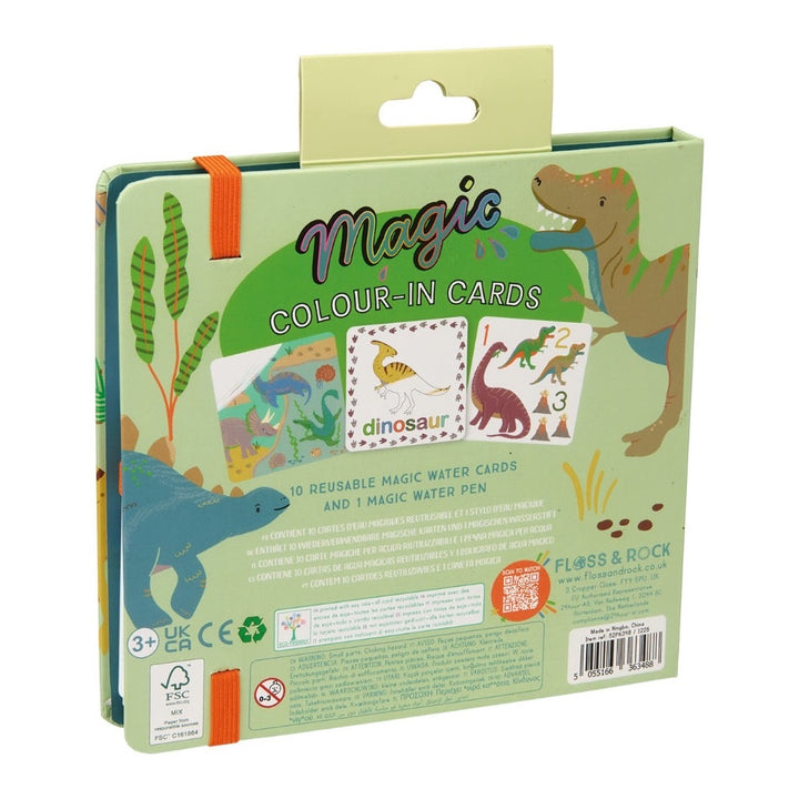 FLOSS &amp; ROCK MAGIC WATER COLOURING, DINO