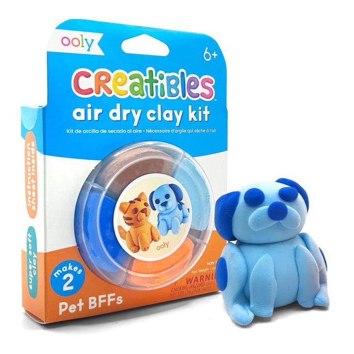 OOLY CREATIBLES AIR DRY CLAY KIT, PET BFFS