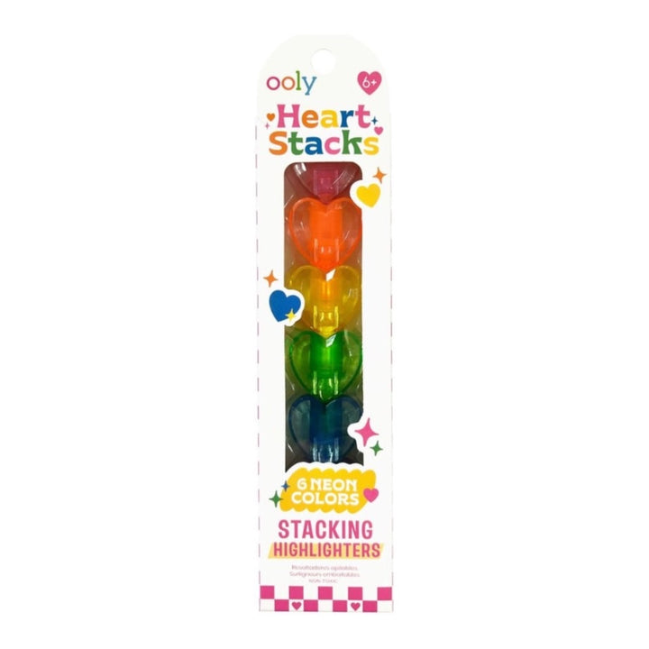 OOLY HIGHLIGHTERS, HEART STACKS