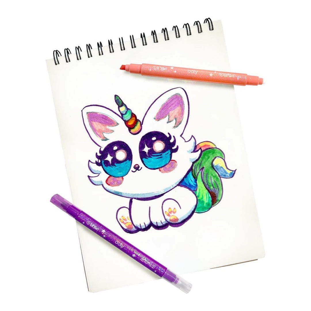 OOLY MARKERS, SWITCHEROO SPARKLE MARKERS/12