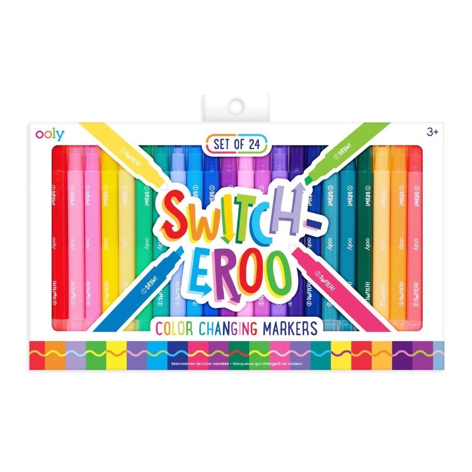 OOLY SWITCH-EROO COLOUR CHANGING MARKERS/24