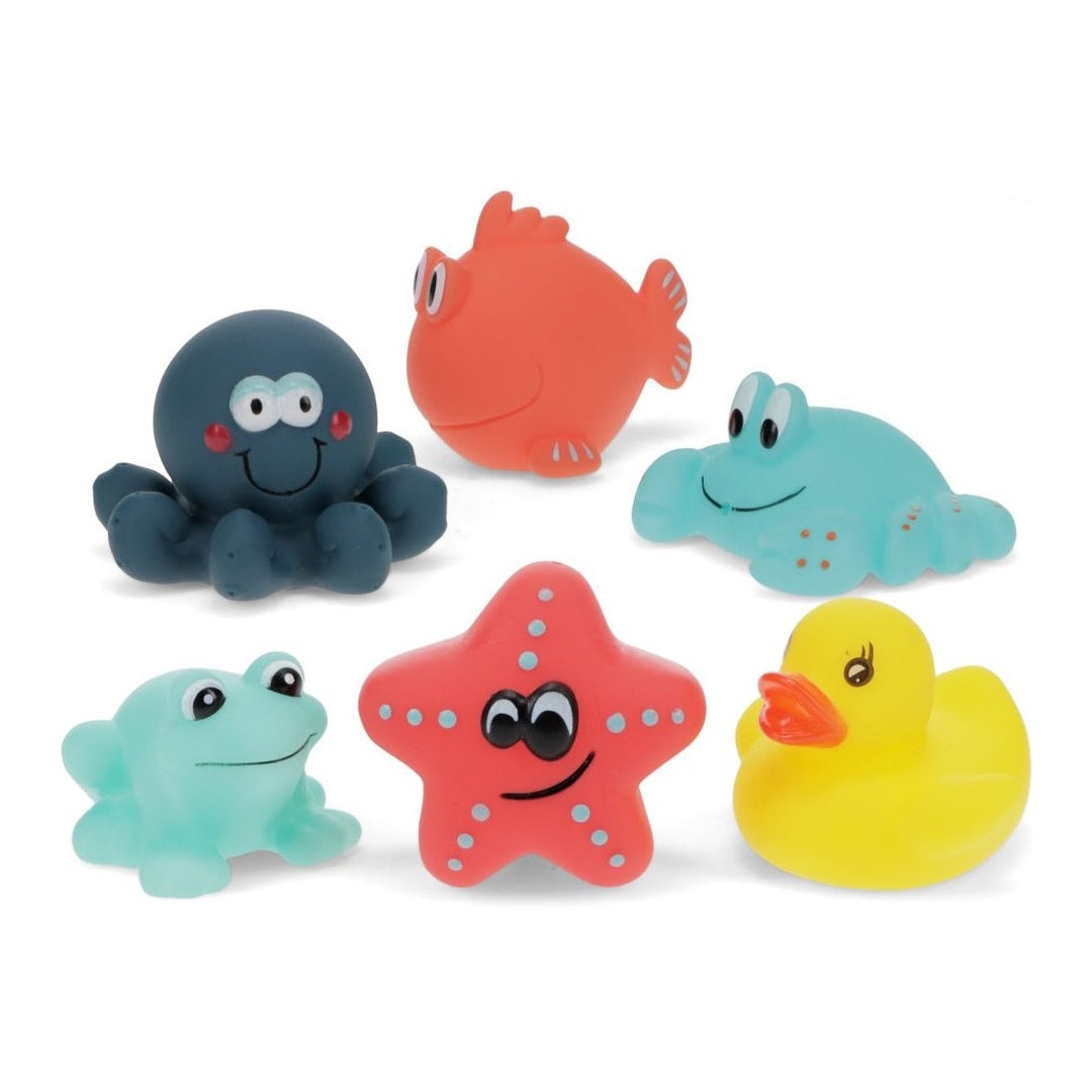 REX LONDON BATH TOYS SET 6, AQUATIC