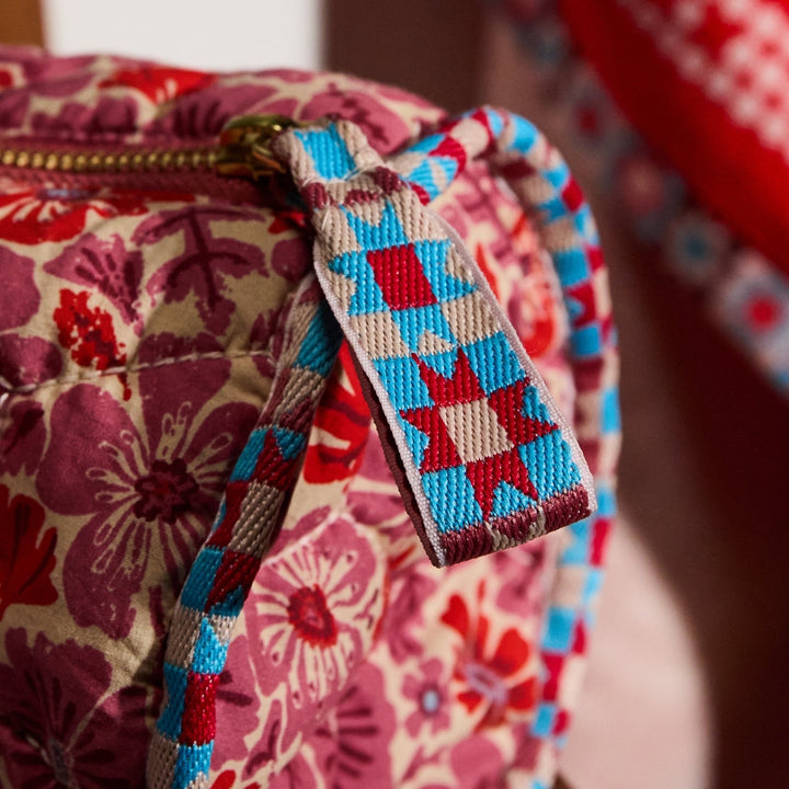 Sage &amp; Clare Magnolia Makeup Bag, Poppy