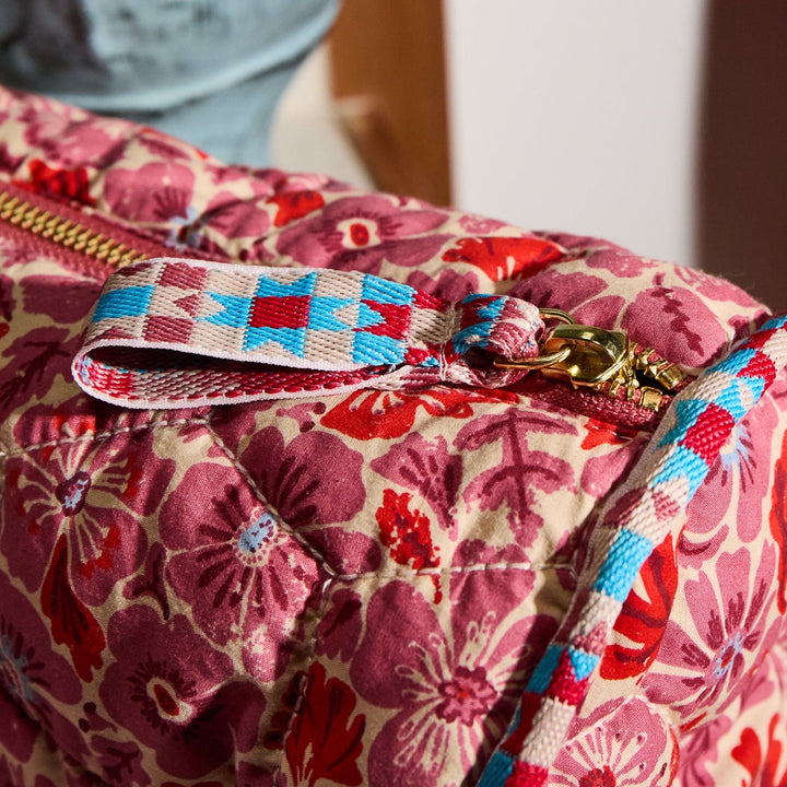 Sage &amp; Clare Magnolia Makeup Bag, Poppy