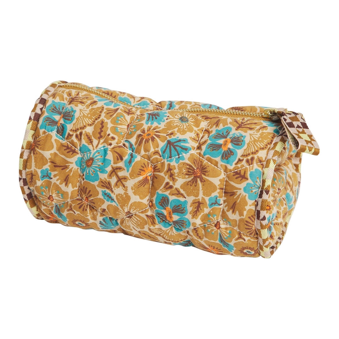 Sage &amp; Clare Magnolia Makeup Bag, Turquoise